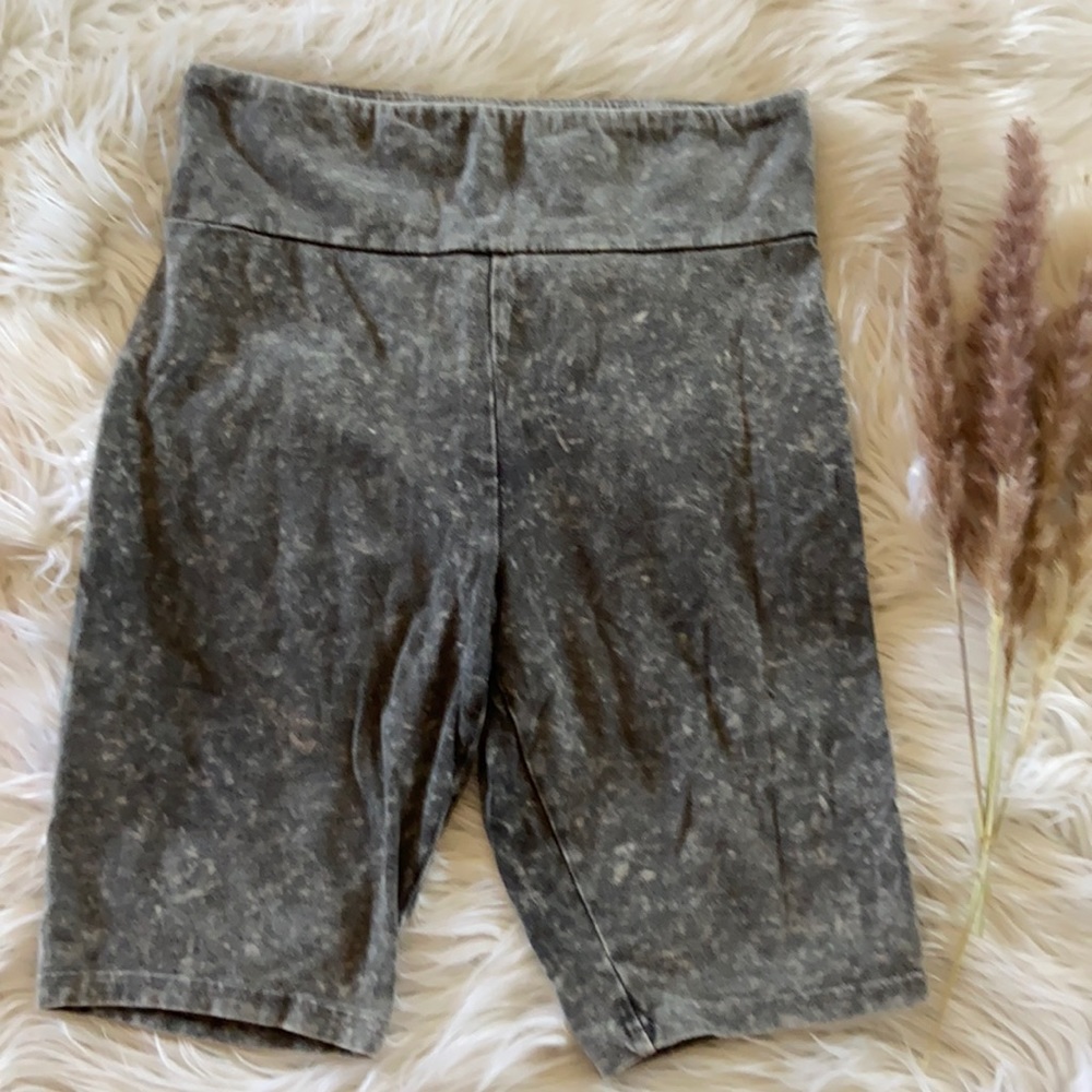 Wild fable distressed black bike shorts